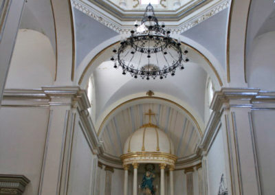 Sanctuary of Iglesia Parroquía de Nuestra Señora de la Purísima Concepcíon in Alamos Sonora Mexico