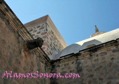 Exterior view of Iglesia Parroquía de Nuestra Señora de la Purísima Concepcíon in Alamos, Sonora